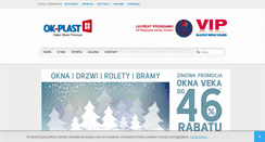 Desktop Screenshot of ok-plast.com.pl