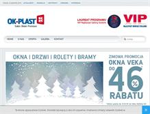 Tablet Screenshot of ok-plast.com.pl